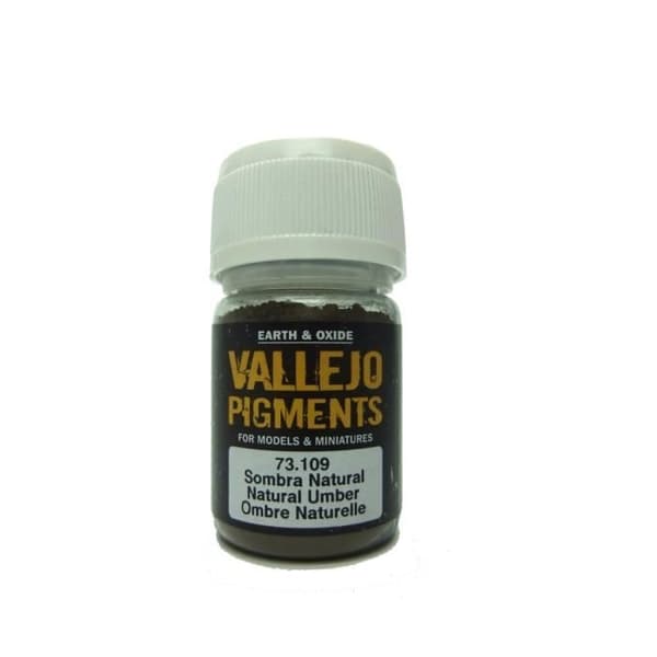 VAL73109 - Vallejo Pigmenter - Naturlig Umbra - Plastmodellmålningar