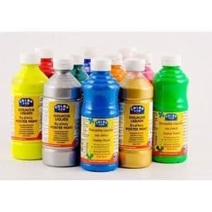 Colart - Flytande gouache 1000 ml - silver