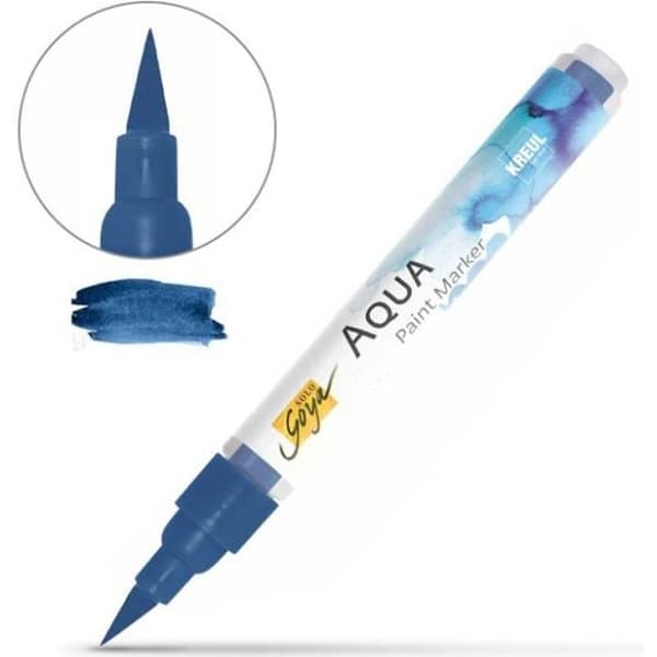 KREUL Stylo retouche färg SOLO Goya Aqua Blå Indigo