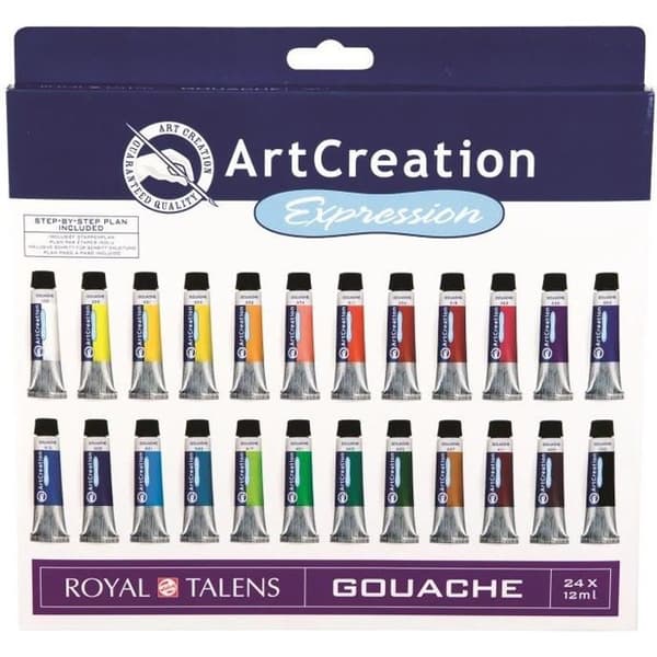 ARTCREATION EXPRESSION Gouache Set 24x12ml