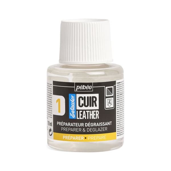 Avfettare preparat - PEBEO - Setacolor - Vit - 110 ml
