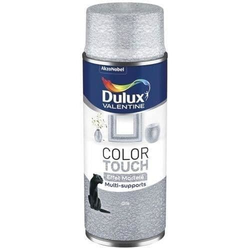 GENERIQUE - Aérosol Color Touch effekt hammarslag grå alu 400ml - DULUX VALENTINE