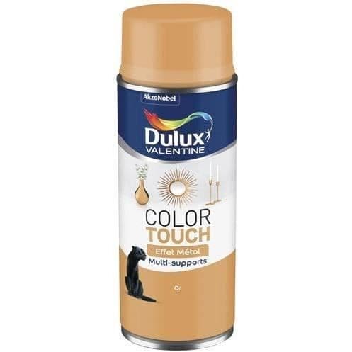 GENERIQUE - Aérosol Color Touch metallisk guld 400ml - DULUX VALENTINE
