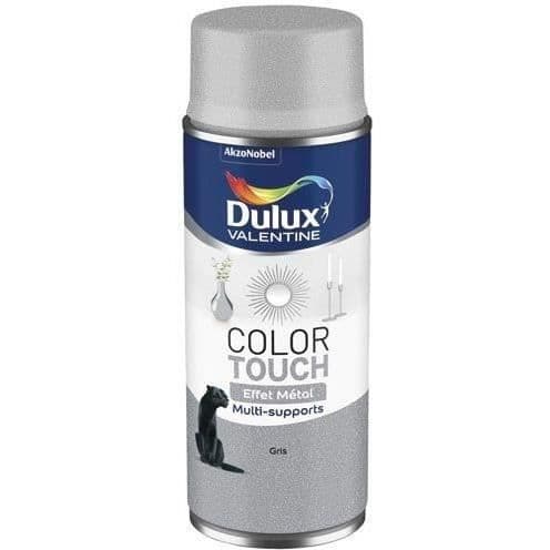 GENERIQUE - Aérosol Color Touch effekt metallisk grå 400ml - DULUX VALENTINE