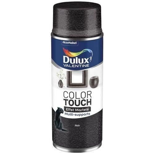 GENERIQUE - Aérosol Color Touch satiné svart 400ml - DULUX VALENTINE