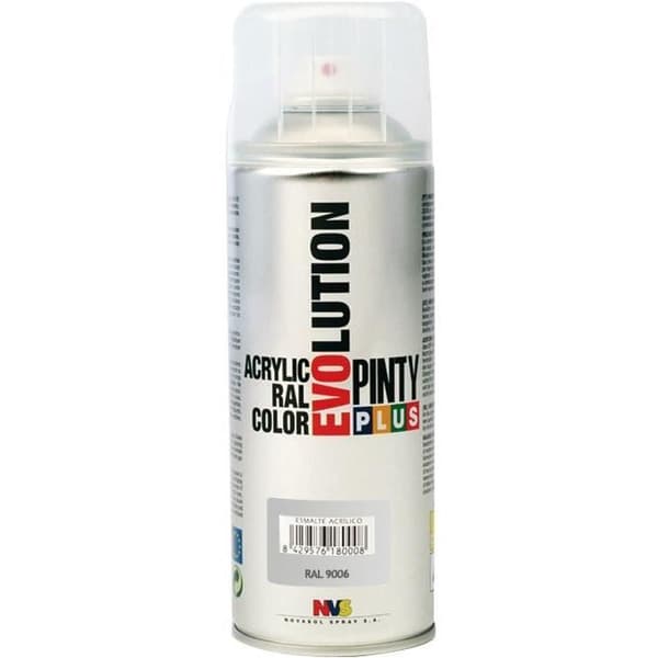 Akryl sprayfärg - PINTY - Pinty Plus Evolution - Aluminium RAL9006 - 400 mL - Blank