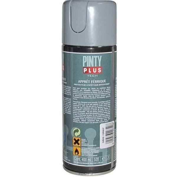 Järnfärgad primerspray 400 ml grå