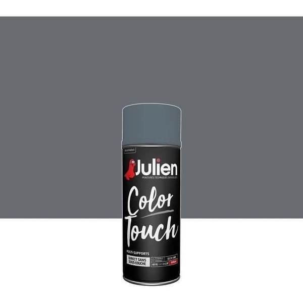 Aerosolmåleri Julien Color Touch blank - Grafitgrå - 400 ml
