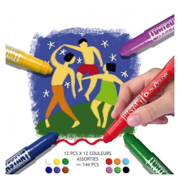 Solid Gouache Paint Pens 5g - Pocket One Pack (Basic+Metal+Fluo) - 24 olika färger - Playcolor - 02051 TU Uni