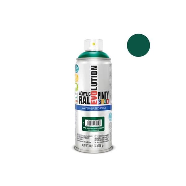 Sprayfärg - GENERIC - Pintyplus Evolution - 520cc - Moss Green - Vattenbaserad