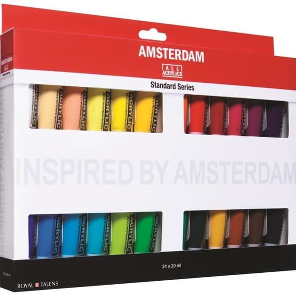 AMSTERDAM Akryl Standard Set 24 Tuber 20 ml