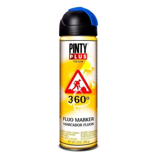 T118 blå byggsprayfärg - 500 mL