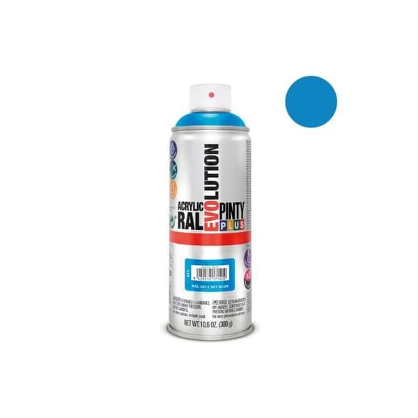 Akrylfärg - GENERIC - Pintyplus Evolution - 520cc - Himmelsblå - Ultrasnabbtorkande