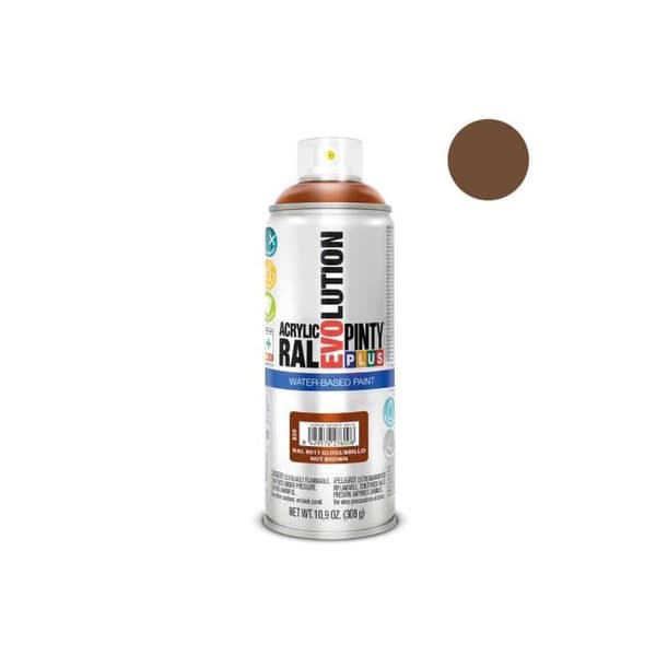 Sprayfärg - GENERISK - Pintyplus Evolution - 520cc - Nötnöt - Vattenbaserad