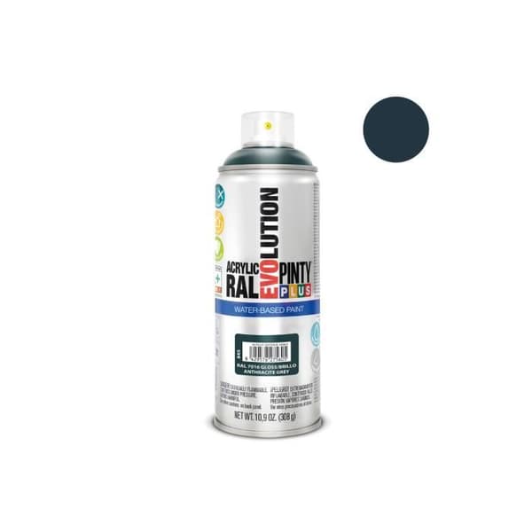 Sprayfärg - GENERIC - Pintyplus Evolution - 520cc - Antracitgrå - Vattenbaserad