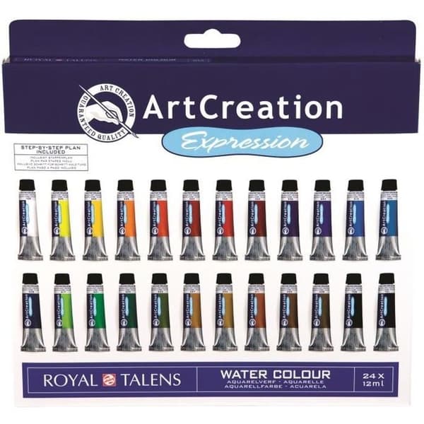 ARTCREATION EXPRESSION Akvarellset 24x12ml