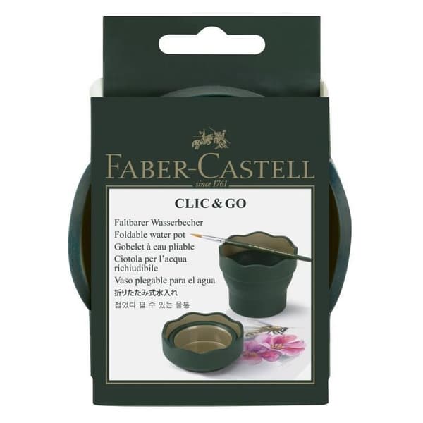 Gobeletmålning - FABER-CASTELL - CLIC &amp; GO - Grön - Konst &amp; Grafik
