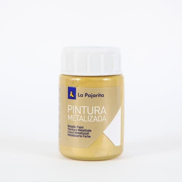 Multi-Surface Metallic Paint - LA PAJARITA - Rich Gold ME - 35 ml - Metallic Effect - Högglans