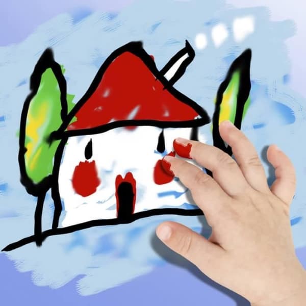 PLAYCOLOR - Fingermålning - 250 ml. Färg SVART - FINGER PAINT BASIC TU Svart