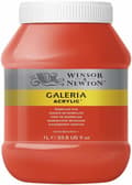 Miniatyrbild 1 av 3: Winsor akrylfärg - newton - 2154682 - Galeria Acrylic Medium impasto, Zinnober, 1000ml - Acrylfarbe