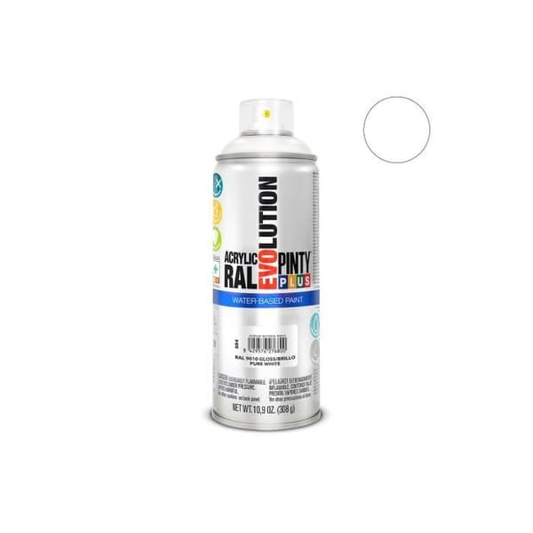 Sprayfärg - GENERISK - Pintyplus Evolution - 520cc - Ren Vit - Vattenbaserad