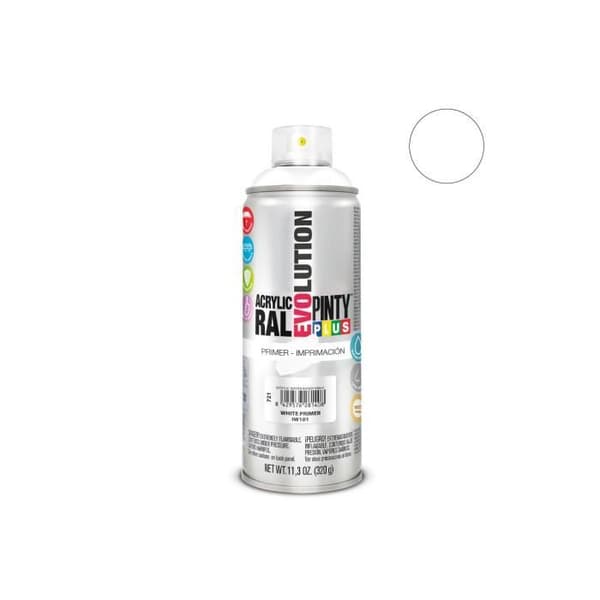 Spray Primer - GENERIC - Pintyplus Evolution - Vit - 520cc - Vattenbaserad