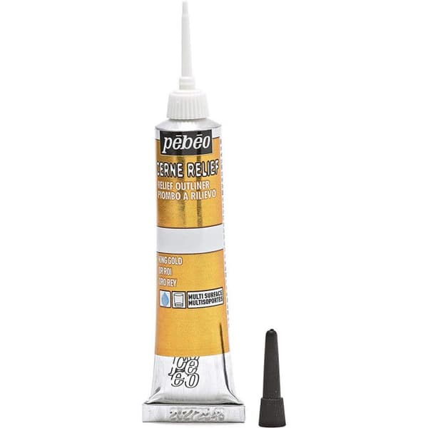 Cerne - Pébéo - Guld - 20 ml - Gyldne konturer - Applikationsprecision