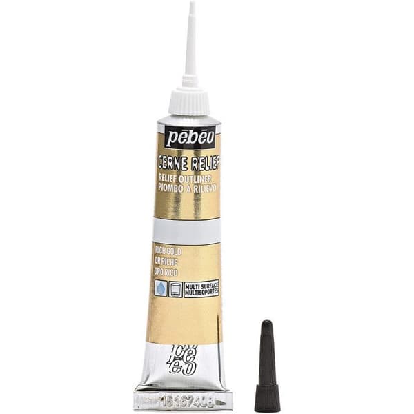 Rik guldrelief mörk cirkel 20ml Pebeo