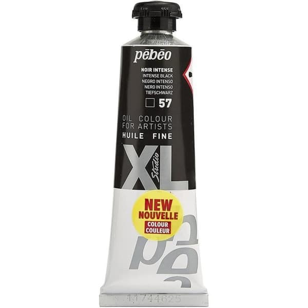Rör 37 ml oljefärg XL Intensiv svart