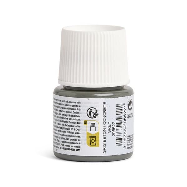Läderfärg - Setacolor - Flera färger tillgängliga - 45 ml 22 - Betonggrå