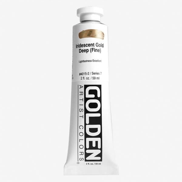 Gyllene: Heavy Body Akrylfärg: 60ml: Gold Deep Fine Iridescent