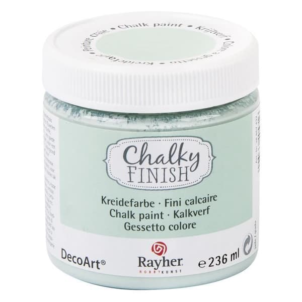 Chalky Chalk Paint för poröst material Jade - Chalky Finish Green