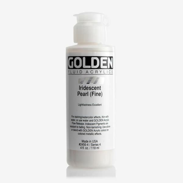 Gyllene: High Flow: Akrylfärg: 119ml: Iriserande pärla (fin): S4