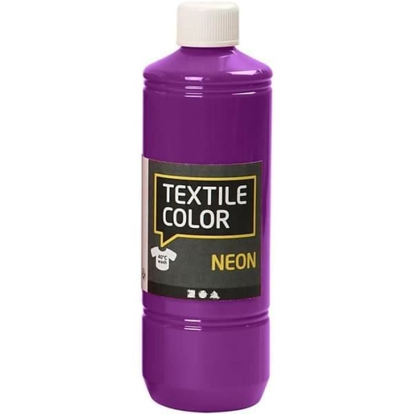 Textilfärg Neonfärg - Lila fluoro - 500 ml