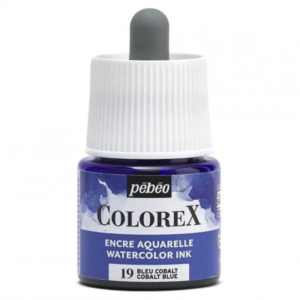 Encre Aquarelle Colorex - Flera färger tillgängliga - 45 ml Blå Kobalt