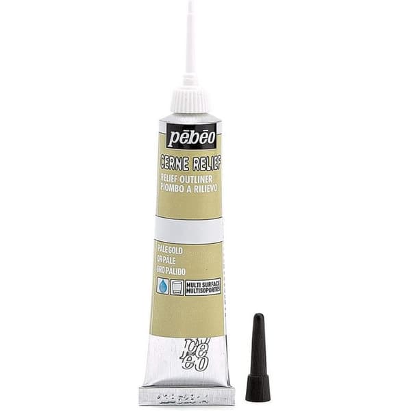 Cerne - Pébéo - Guldljus - 20 ml - Gyllene konturer - Applikationsprecision
