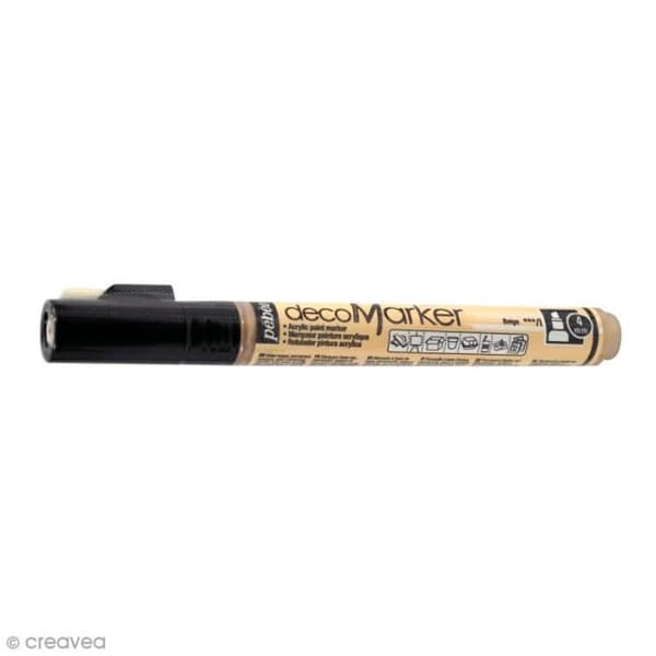 Acrylmarkör - Mediumspets 4 mm Beige