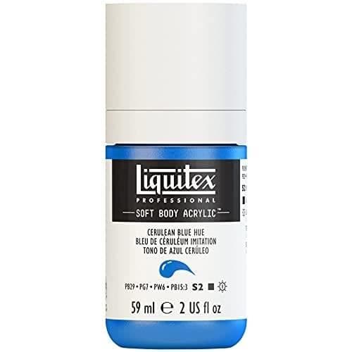 LIQUITEX PROFESSIONAL ACRYLIC SOFT BODY 59ML CERULEUM BLUE IMIT 1959