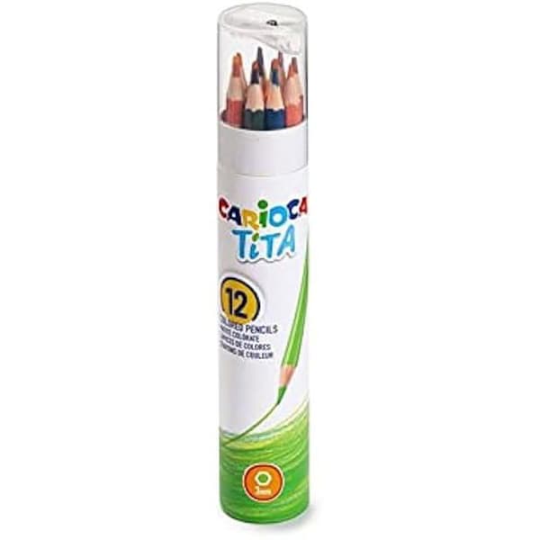 Ritmaterial - CARIOCA - TITA PAPERTUBE - 12 stycken - Färg nej - För barn
