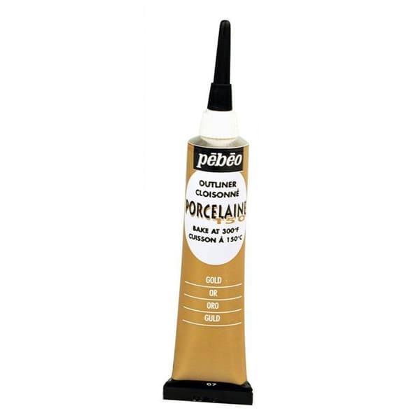 Cerne porslin - Pébéo - P150 - 20 ml - Färg Guld - Måleri av hög kvalitet