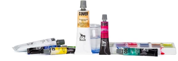 DÆKNING malerør aluminium TEMPERA GOUACHE Renesans 14 CADMIUM RØD MØRK 20ml