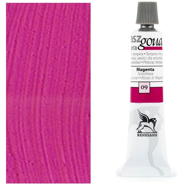 GOUASHE guassi temperamaali alumiiniputki Renesans 9 MAGENTA 20ml