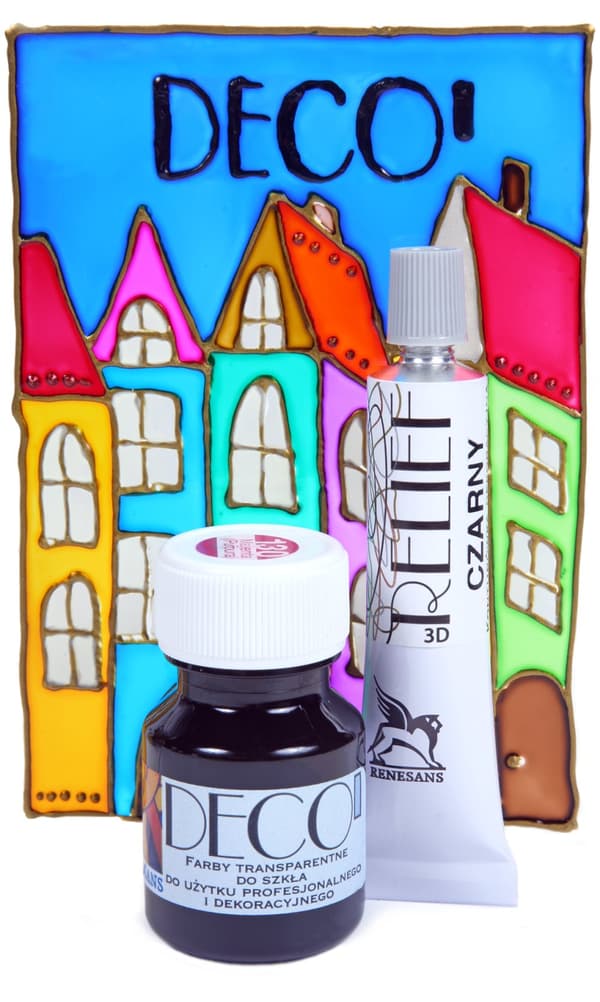 DECO' farvet glas kold maling Renesans 150 LYS GRØN 30ml