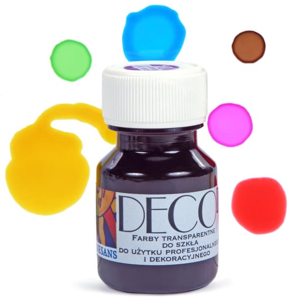 DECO' målat glas kall mörk Renaissance 190 SVART 30ml