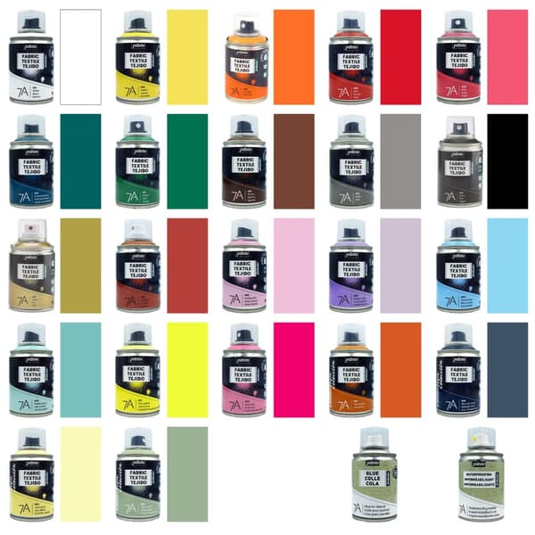 Stofmaling SPRAY Pebeo 7A HOPE GREEN 100ml tekstilaerosol 506