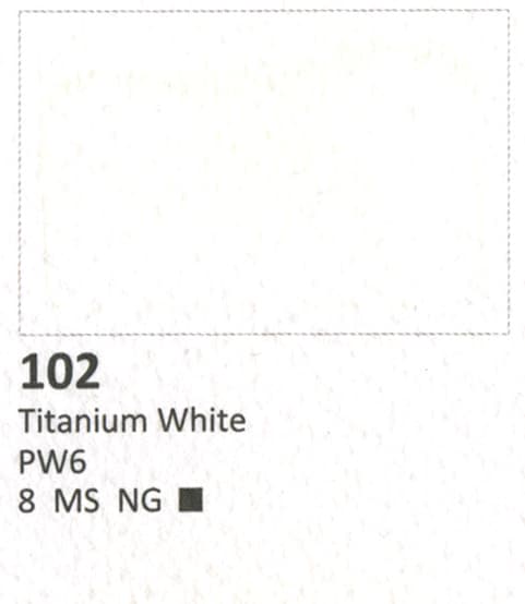 Akvarelterning AQUARIUS Roman Szmal akvarelmaling Titanium White 102