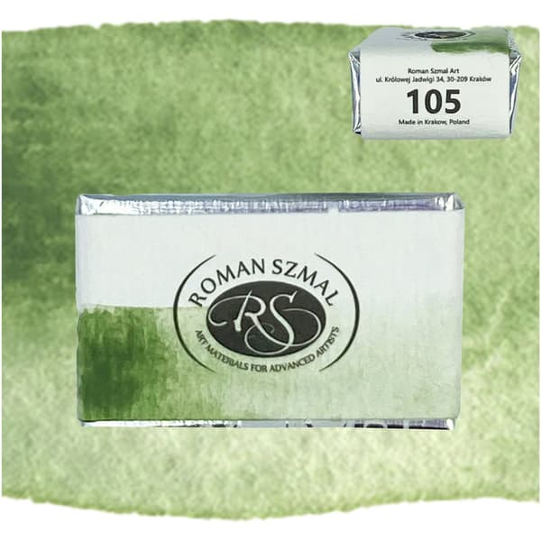 Akvarelterning AQUARIUS Roman Szmal akvarelmaling Green Earth 105