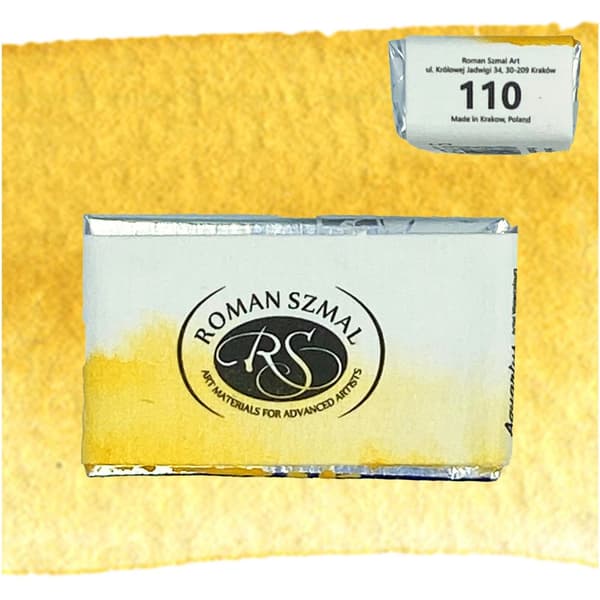 Akvarel terning AQUARIUS Roman Szmal maling Transparent Gold Oker 110