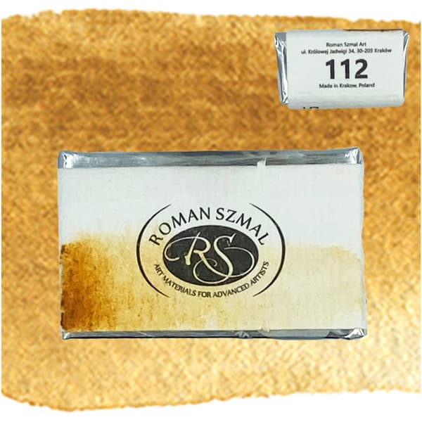 Akvarel terning AQUARIUS Roman Szmal maling Italian Raw Sienna 112