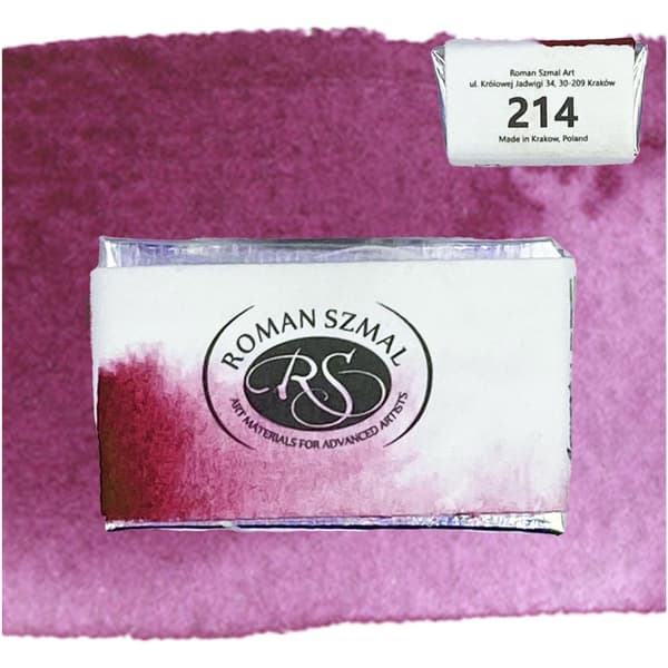 Akvarellkub AQUARIUS Roman Szmal vattenfärg Quinacridone Pink 214